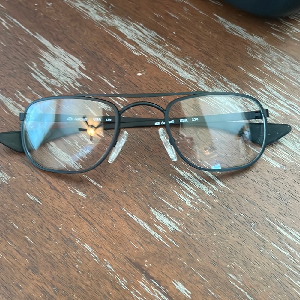Artcraft vintage black metal aviator style eyeglasses